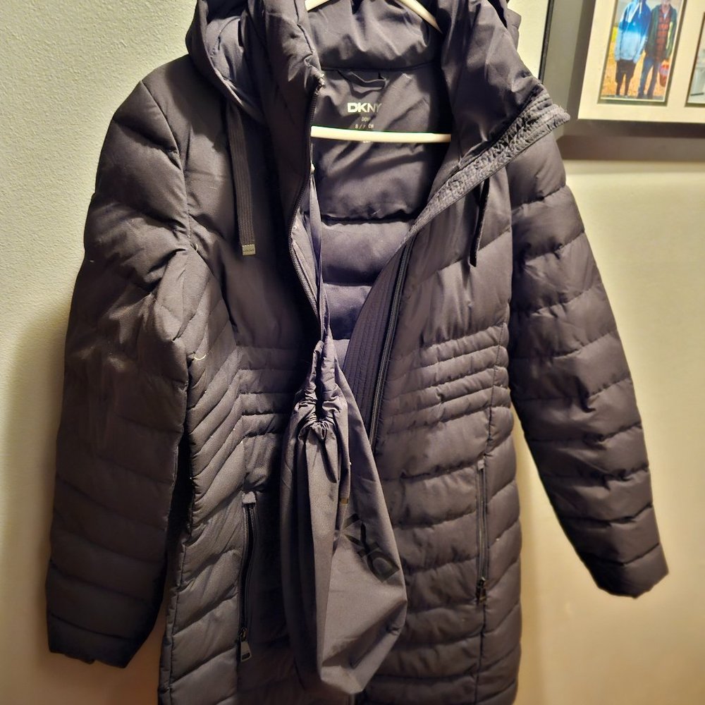 DKNY Down Packable  Puffer coat with bag